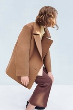 Uniqlo U by Christophe Lemaire Dark Chocolate Brown Pants Size 4 Wool Blend