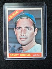 1966 Topps Baseball Sandy Koufax #100 Los Angeles Dodgers🔥⚾️🔥