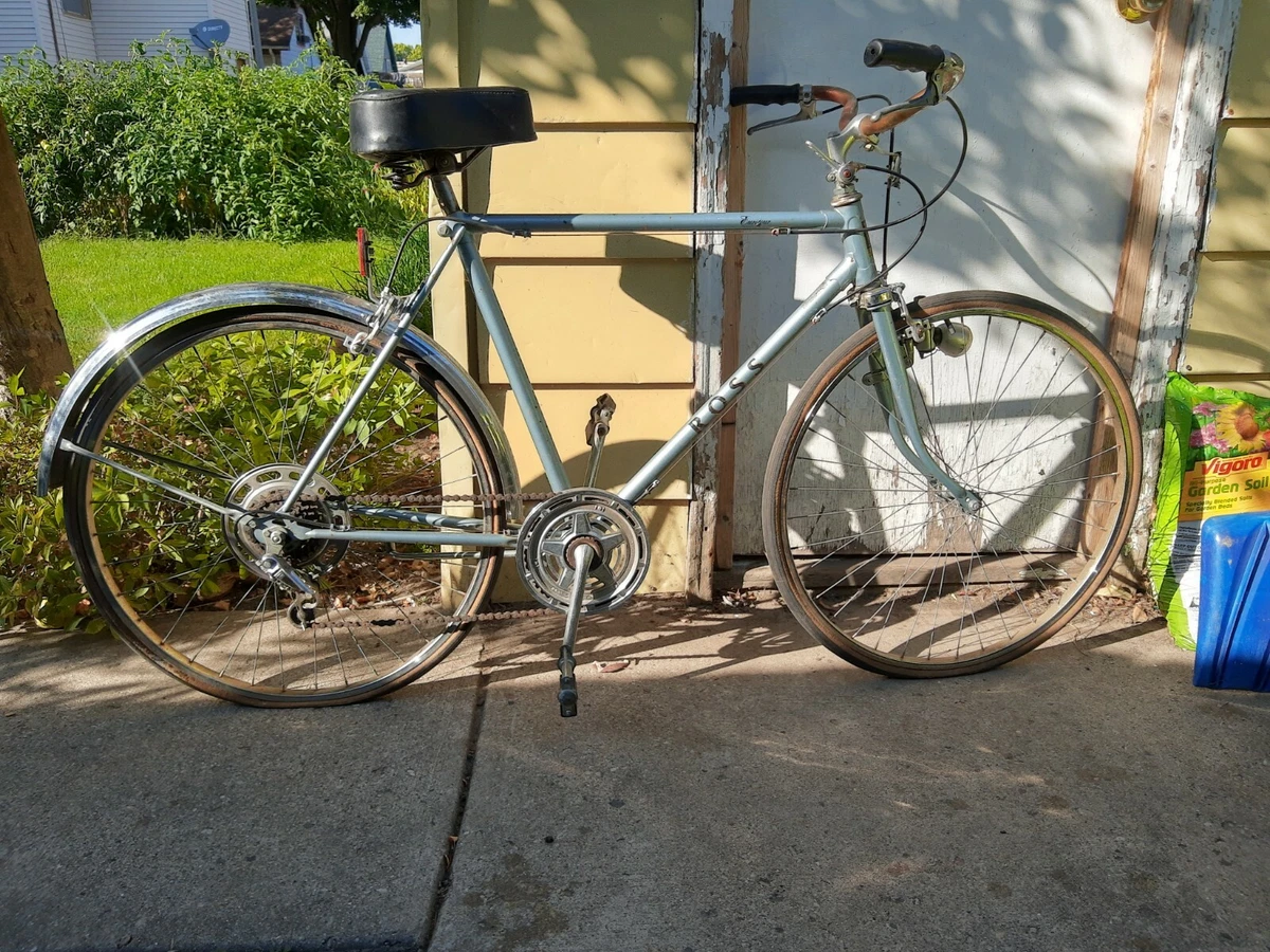 Very rare Men Vintage Ross Eurotour Blue Road Bike, working condition eBay