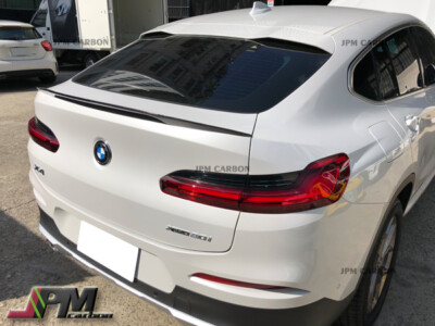 P STYLE TRUNK HIGH KICK CARBON SPOILER FOR 2018+ BMW G02 X4 X4M SUV