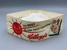 Vintage KELLOGG's Cereal CORN FLAKES Advertising Paper Hat