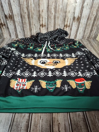Gremlins Christmas Movie Film Hoodie Sweat Shirt Size XLarge (O) - Picture 11 of 12
