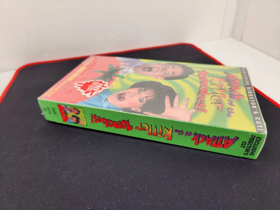 ATTACK OF THE KILLER TOMATOES NEW SEALED WITH SEEDS VHS EXCLUSIVE DIRECTOR'S CUT - Image 3 of 4