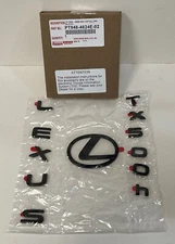 LEXUS OEM FACTORY BLACK EMBLEM OVERLAYS 2024 TX500H PT948-4824E-02