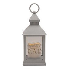 DAD Graveside Grave Memorial Lantern Outdoors 27cm Battery Operated/Timer