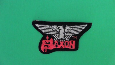 RARE Vintage Saxon Iron On Patch! NWOBHM Metallica Iron Maiden Judas Priest
