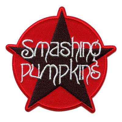 Die Smashing Kürbisse Star Logo Patch Chicago Rock Band Bestickt Aufbügeln
