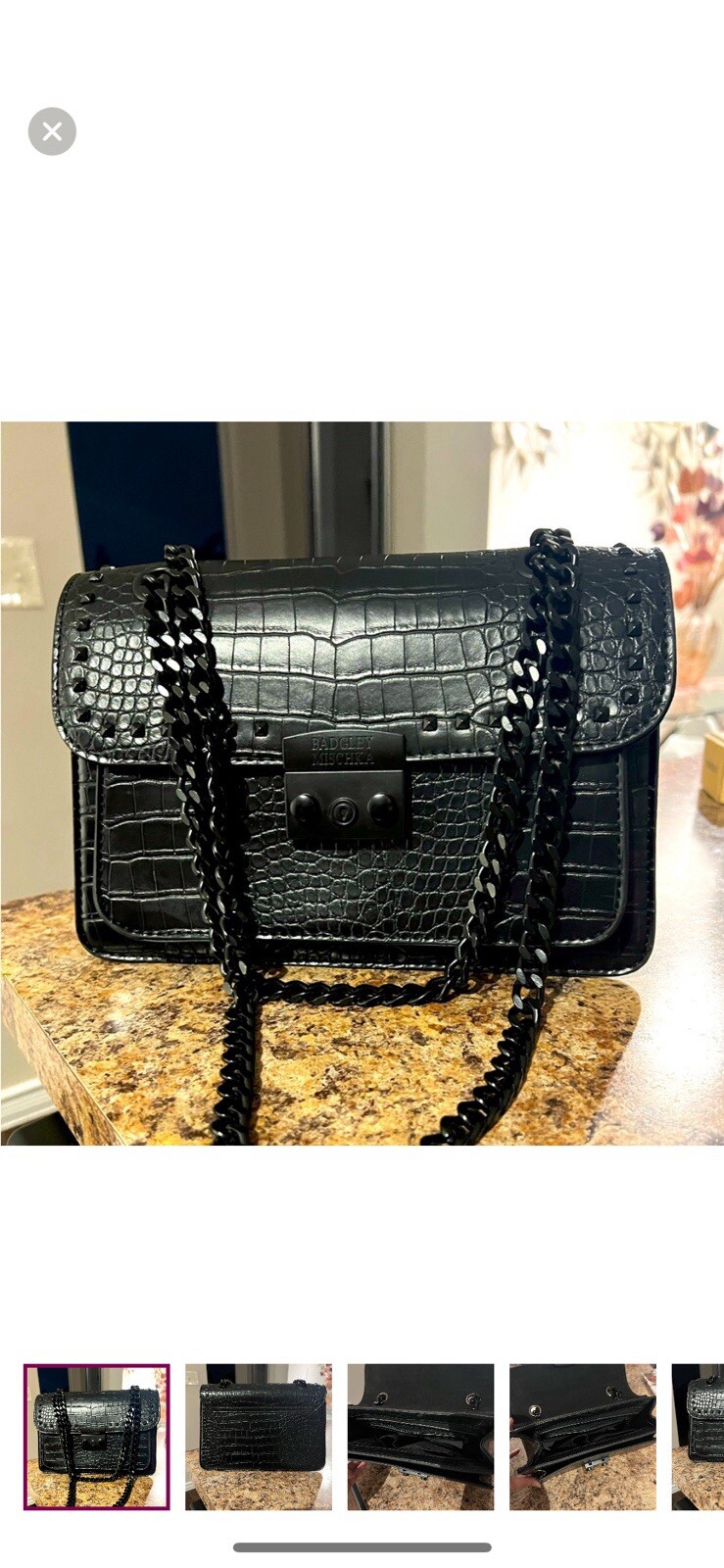 Badgley Mischka Designer Shoulder Bag for Women Chic & Elegant