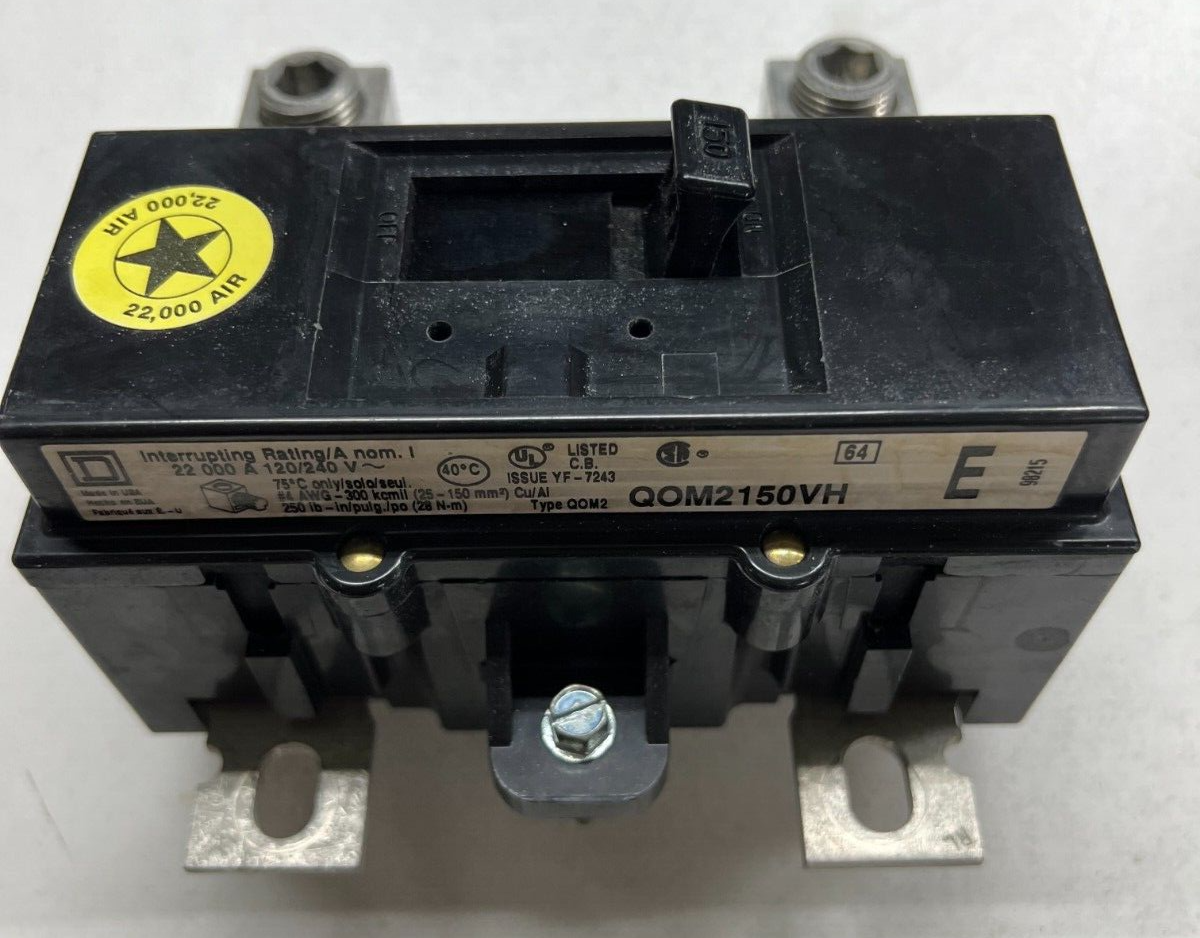 Square D QOM2150VH QO 150Amp QOM2 Frame Size Main Circuit Breaker eBay