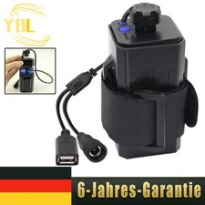 Akkupack Wasserdicht für Fahrradlampe 18650 Batterien USB Batteriegehäuse 8.4V