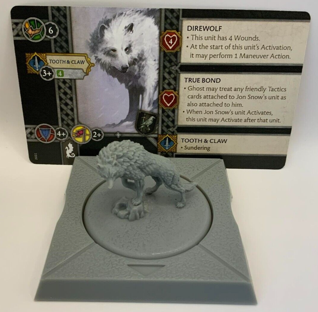 Ghost from Night's Watch Starter Set - A Song of Ice and Fire Miniature