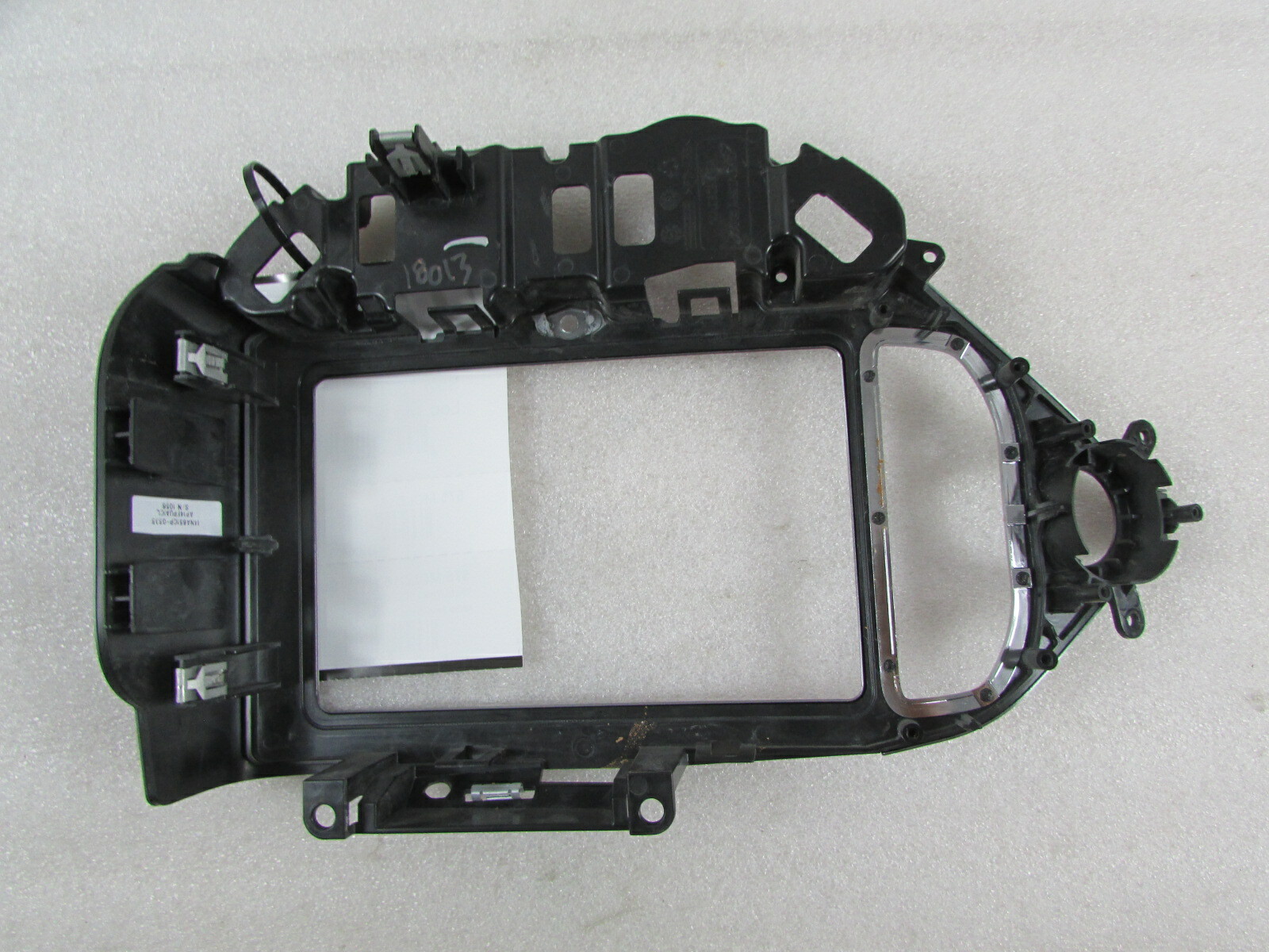 Mclaren 720S, Radio Face Plate Trim Ring, Used, P/N 14NA651CP
