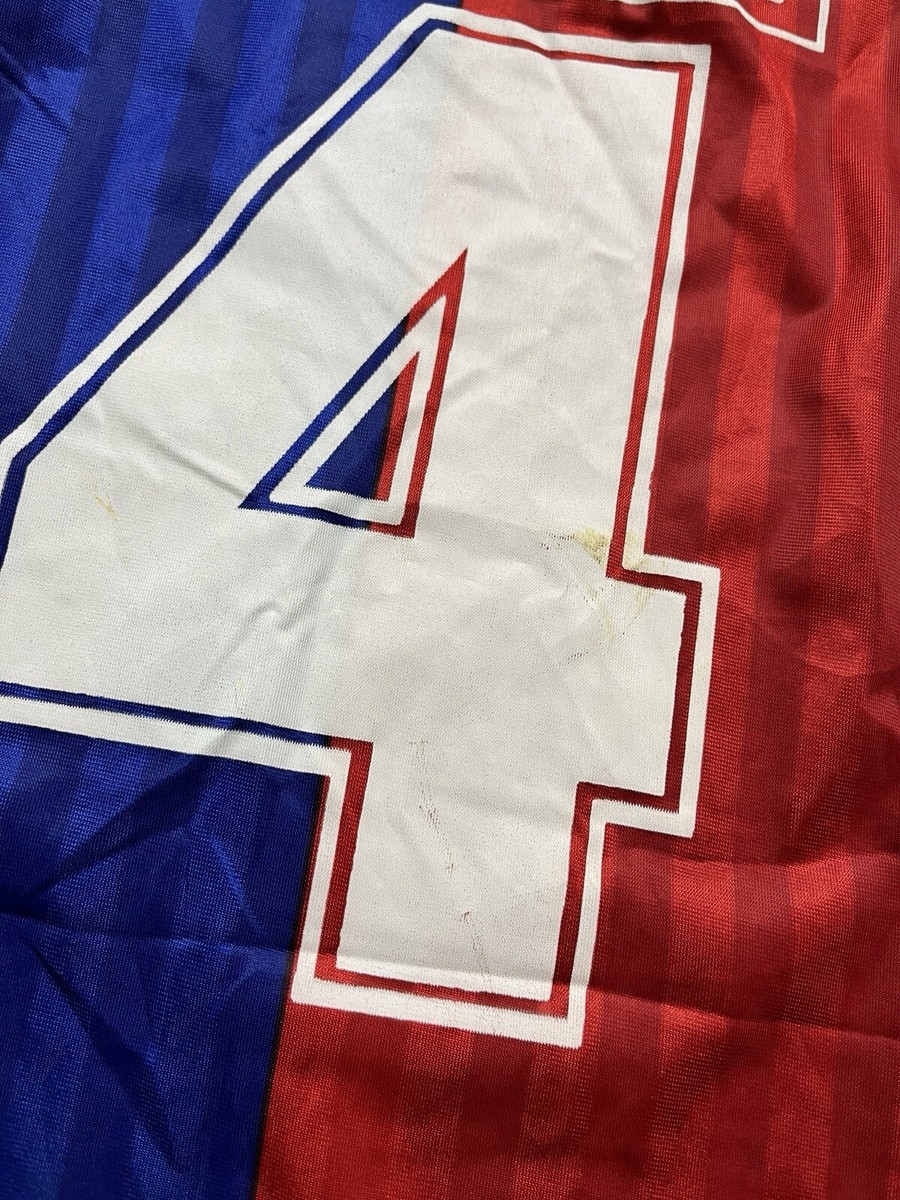 Vintage Barcelona 90's Home Retro Soccer Jersey Koeman #4