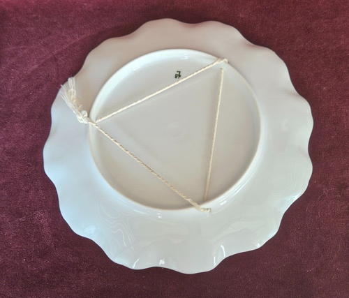 Jean Pouyat JPL France Scalloped Floral Plate Gold Moriage Pattern 9" - Picture 4 of 5