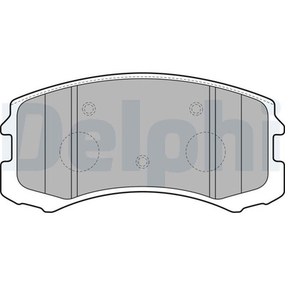 Delphi LY1316 Kit montaggio freni