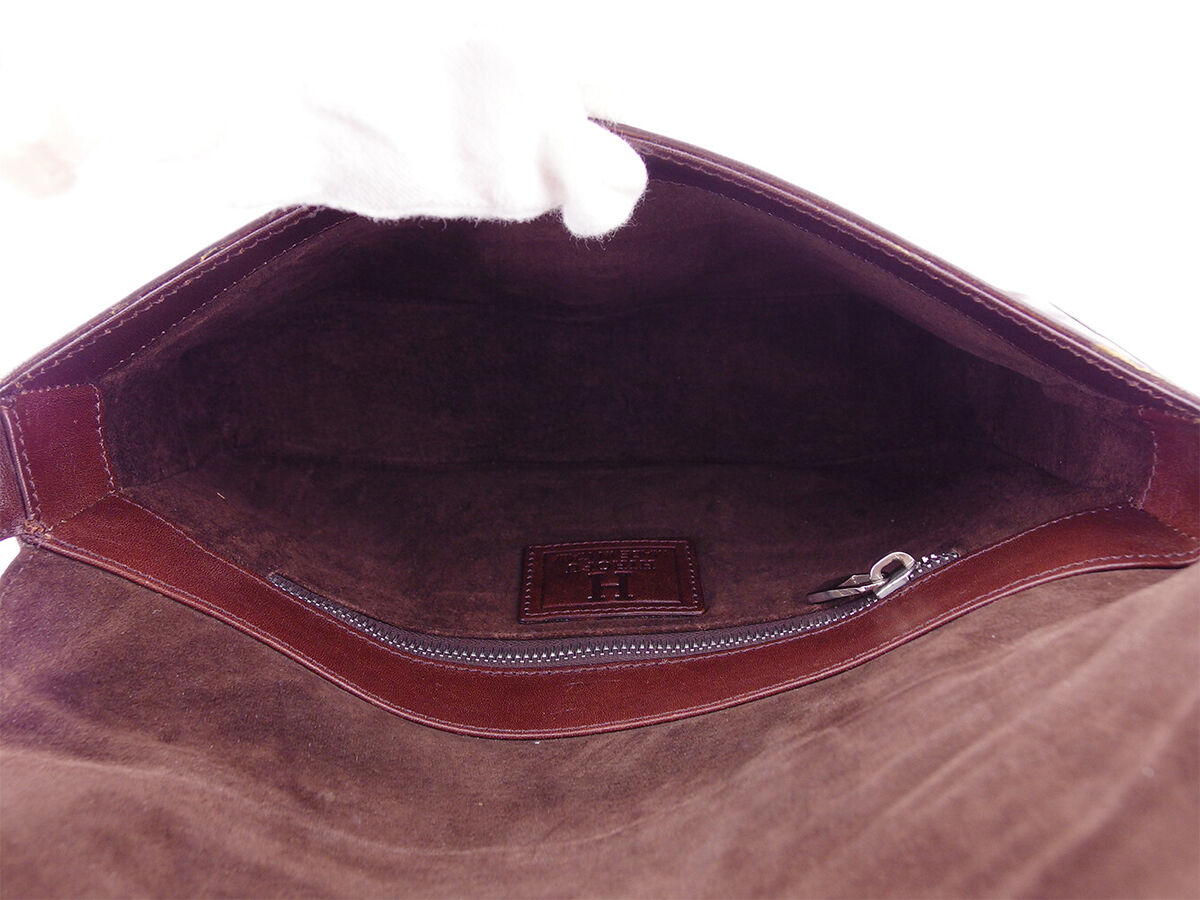 HIROFU shoulder bag logo leather Authentic used E1589 | eBay HIROFU shoulder bag logo leather Authentic used E1589 | eBay