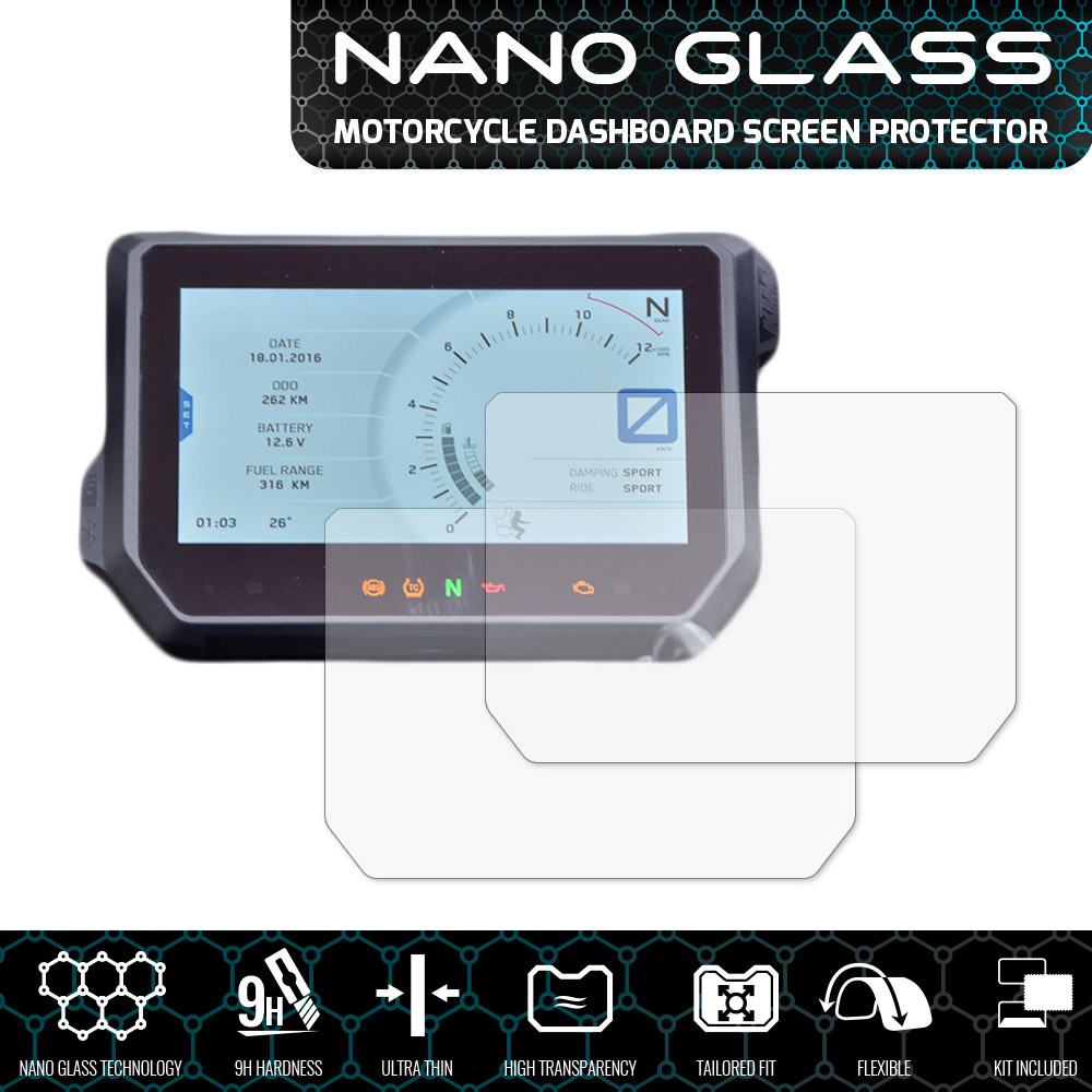 KTM 1290 SUPER ADVENTURE R S (2017+) NANO GLASS Dashboard Screen