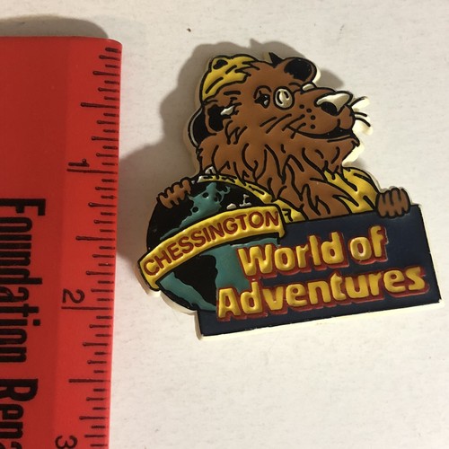 Chessington World Of Adventure Pinback Button J3 - Picture 2 of 3