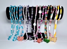 Children Bracelets Necklace set Stretch Beaded colorful 12 pcs Birthday Goodie