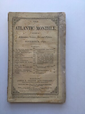 Atlantic Monthly November 1872