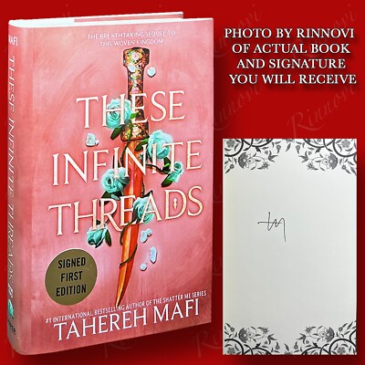 These Infinite Threads SIGNED Tahereh Mafi (2023,HC,1st/1st) BRAND NEW