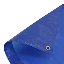 Image of Tarpaulin Standard Duty 80gsm 1.2m x 1.8m (4ft x 6ft) Brand New Rolson 2pcs Blue