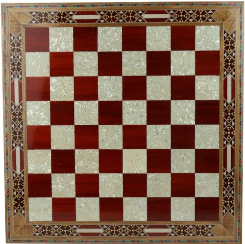 Chess Board Only Large Handmade Solid Inlaid Rosewood 14.2" / Gift Ideas🎁 - Picture 2 of 8