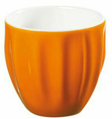 6 TAZZINE 100ml TAZZA CAFFE' IN VETRO CON MANICO ACCIAIO BICCHIERE ESPRESSO BAR