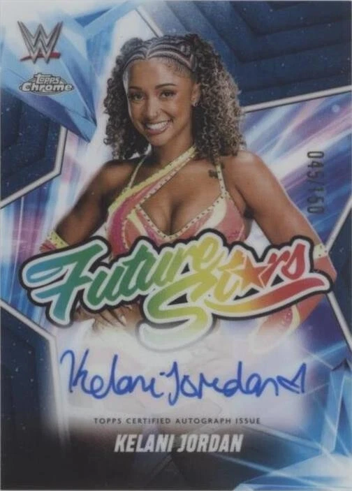 2025 Topps Chrome WWE - Kelani Jordan #FSA-KJ for sale | eBay
