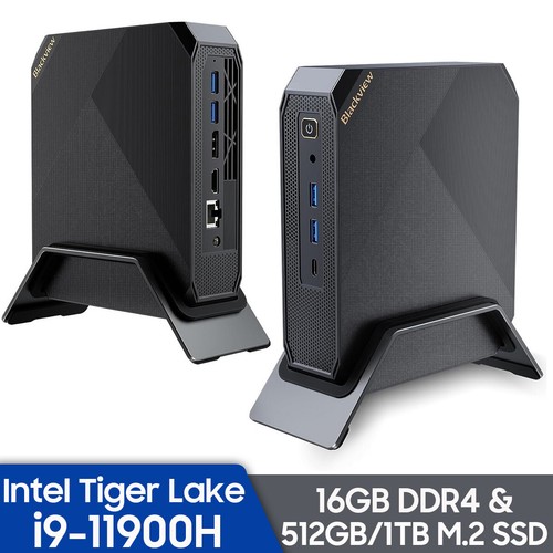 Blackview MP200 Intel i9 11th Mini PC 16GB+512GB/1TB Windows 11 Pro WiFi6 4,9GHz - Afbeelding 2 van 13