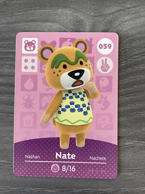 Genune Anmal Crossng ambo card 059 Nate | Yosh plush, Super maro
