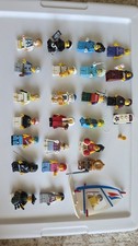 LEGO CMF Minifiguras Lote de 24-Deportes, Profesiones, Buzo de Colección, Juez, Gaitero