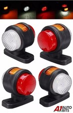 4X Led Front Rear Side Marker Indicator Lights For Truck Lorry Trailer 12v 24v