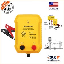 Reliable Electric Fence Charger 1J for Livestock Weatherproof and Effective