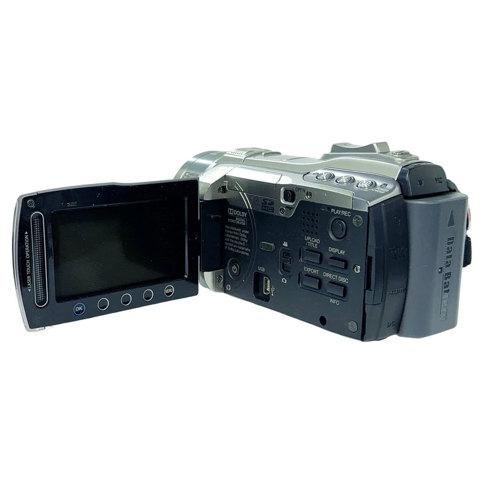 [Good / Fully Working] JVC Victor Everio GZ-HM400-S Camcorder Silver From Japan - Image 4 of 4
