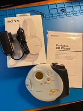 Sony D-SJ301 Portable Walkman CD Player, with Sony MDR-ZX110 Headphones