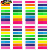 Haftnotizen Set 800 StüCk Selbstklebend Verschieden Farben, Wiederverwendbar, 4,