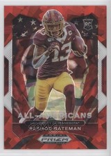 2021 Panini Prizm Draft Picks All-American Red Ice Rashod Bateman #196 0ps8