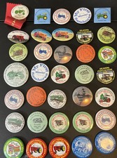 Lot of 35 Vtg Agricultural, Tractor, Threshing, Farm Pinback Buttons 90s 2000’s