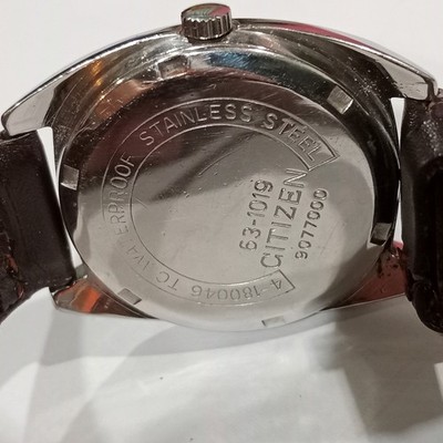Vintage Citizen Newmaster 22 Ref 63-1019 Japan 17j Manual WINDING