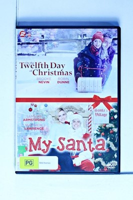 On the Twelfth Day of Christmas / My Santa (DVD 2017) Pre-owned