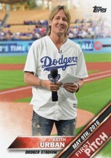 Keith Urban 2016 Topps First Pitch Insert #FP-5 Bx14c