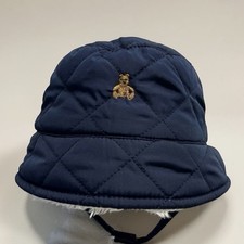 Baby GAP Sherpa Lined Bear Bucket Hat Midnight Navy 44 CM Unisex Infant