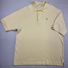 Cutter  Buck Notre Dame Football Fighting Irish Logo Yellow Polo Shirt Men  s XL