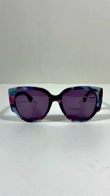Christian Dior Night 55mm Cat Eye Sunglasses 1/S 0RJA Havana Light