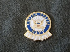 US Pin Badge Abzeichen Crest Navy Veteran