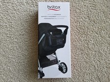 New Britax Stroller Organizer Black 2 Insulated Cup Holders Storage S09790900