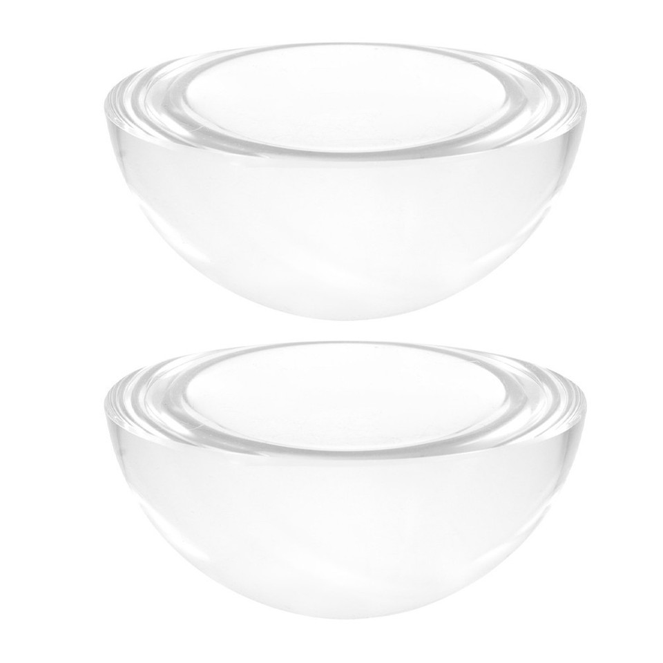 2Pcs Reusable Glass Paperweights for Calligraphy Sewing Transparent ...