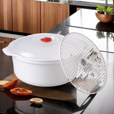 Microwave Oven Special Box Heated Soup Pot Rice Steamed Buns With Lid Kitchen