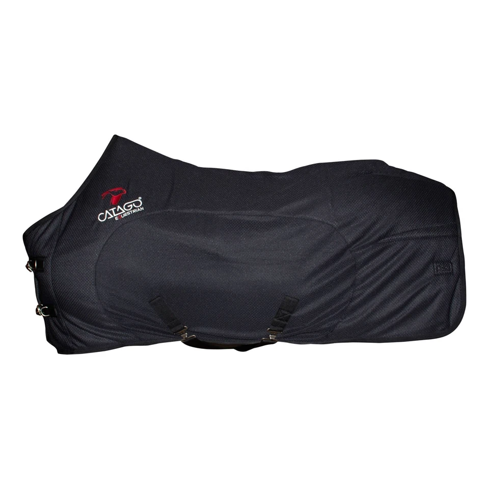 CATAGO Pferdedecke FIR-Tech Healing - schwarz - 165 cm Pferd Pferdezubehör Decke